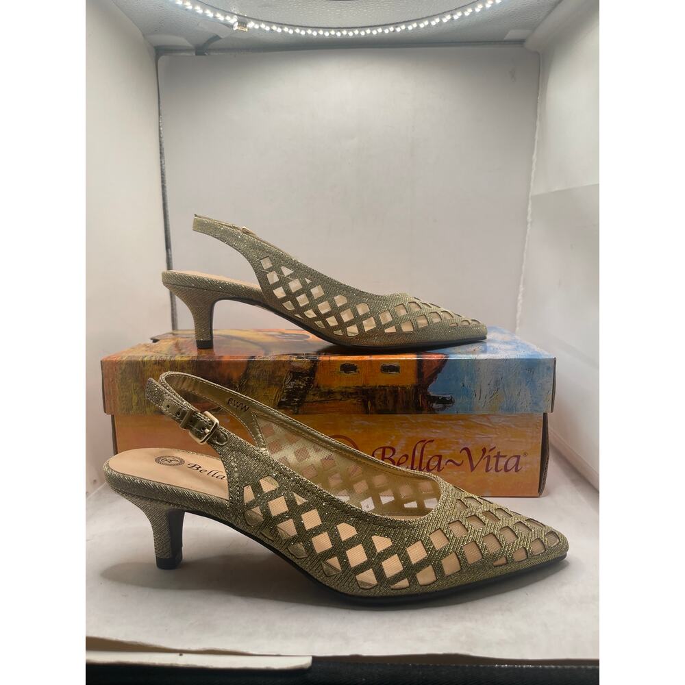 Bella-Vita Noel Slingback Pumps Size 6WW
